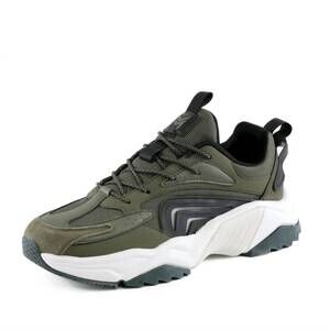 NEW MAZINO men's heat sneaker in olive green